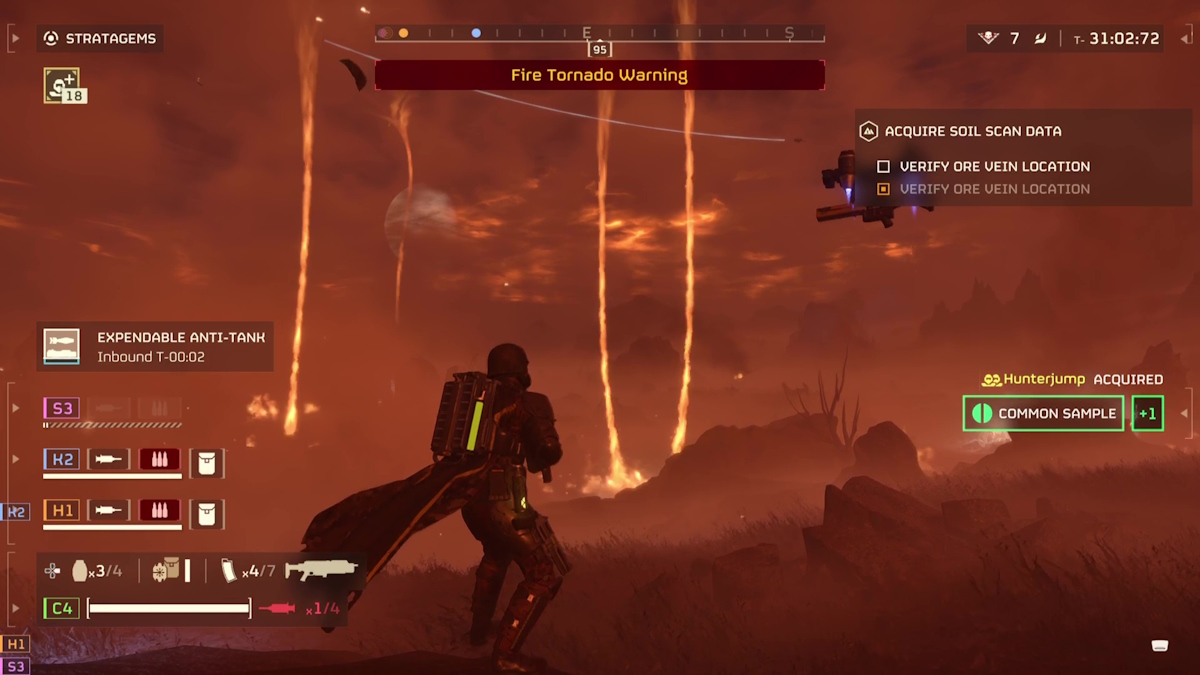 How to find and survive Fire Tornadoes in Helldivers 2