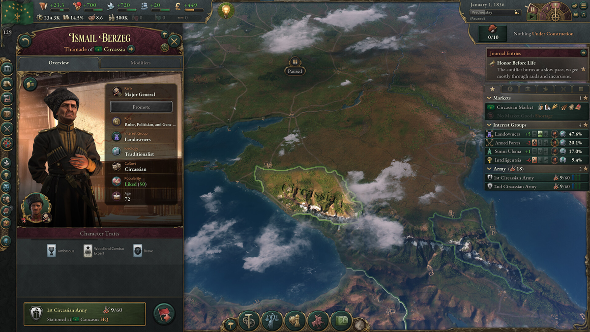 Victoria 3: Sphere of Influence expansion focuses on The Great Game, releases in May