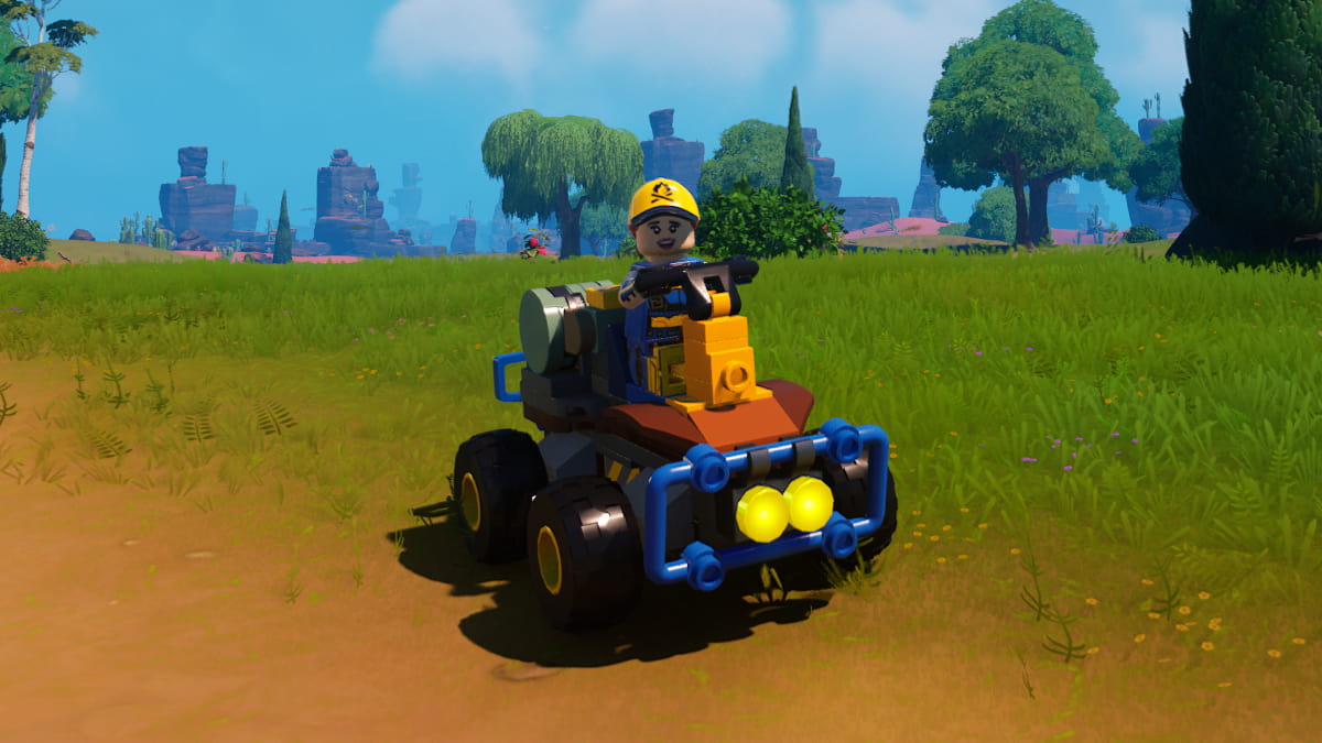 How to build a Speeder in LEGO Fortnite