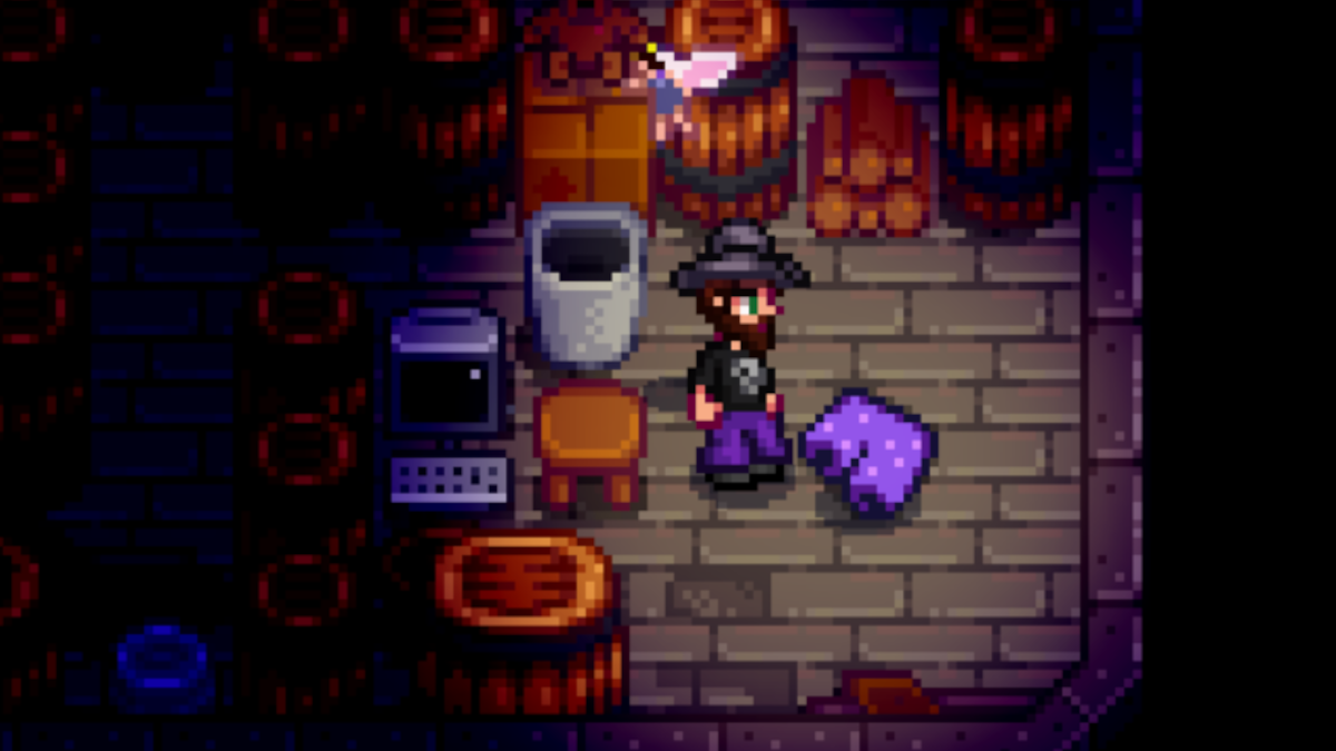 Update 1.6 includes a secret way to get more Lucky Purple Shorts in Stardew Valley