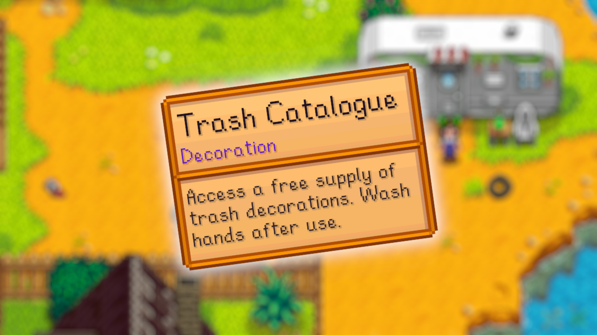 How to get the Trash Catalogue in Stardew Valley