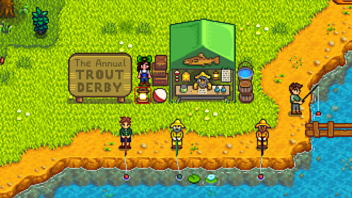 Stardew Valley: Trout Derby Festival guide