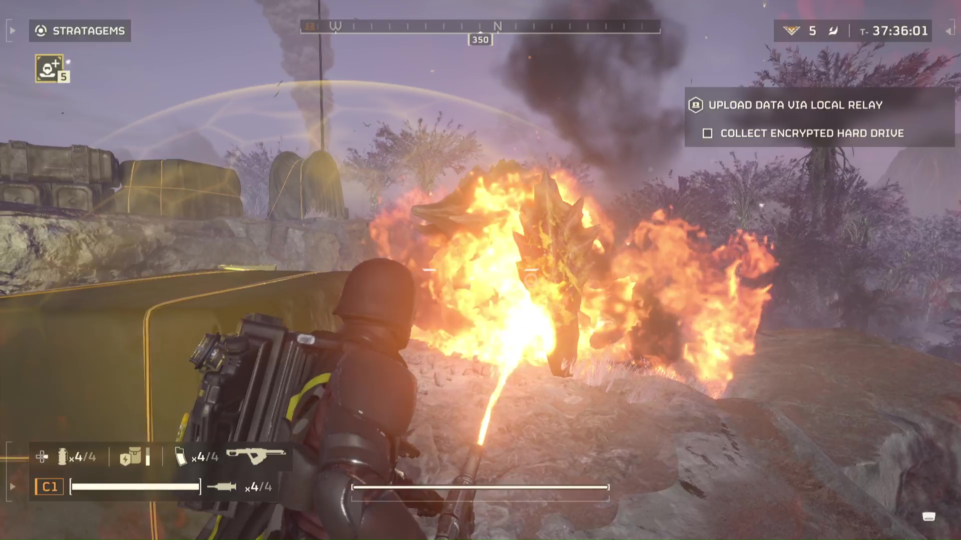 Helldivers 2 Flamethrower can be the next Charger killer (but it's not there yet)