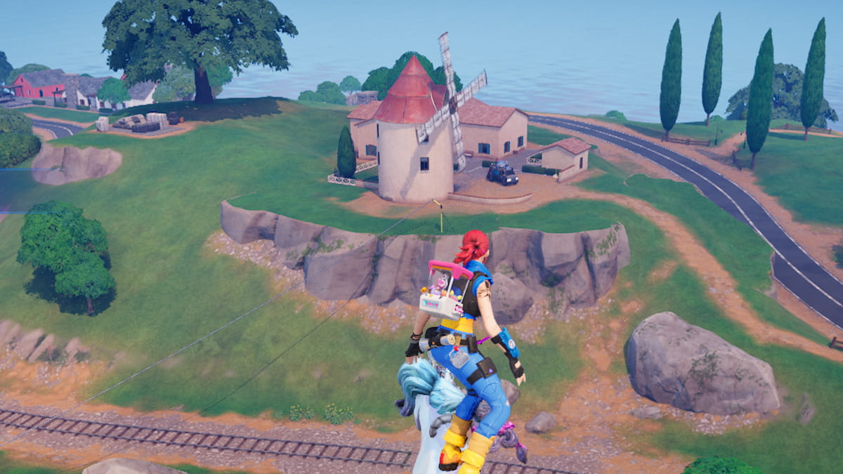 How to Air Jump at the Windmill in Fortnite Avatar Elements event