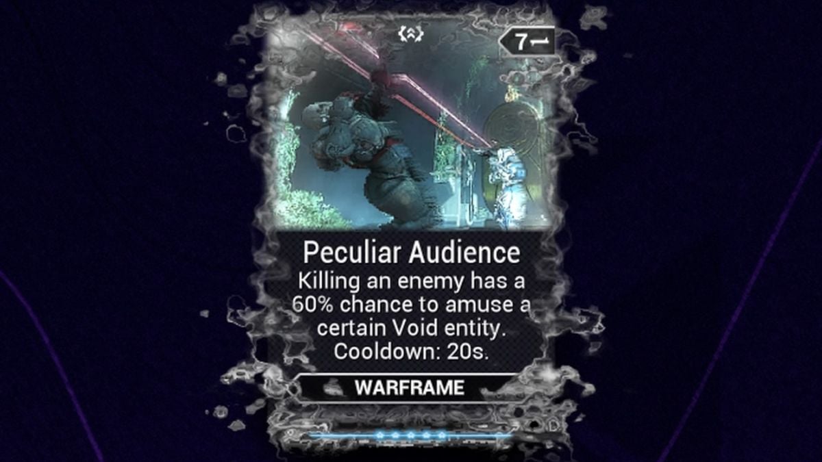 What is Peculiar Audience and what does it do in Warframe? Explained