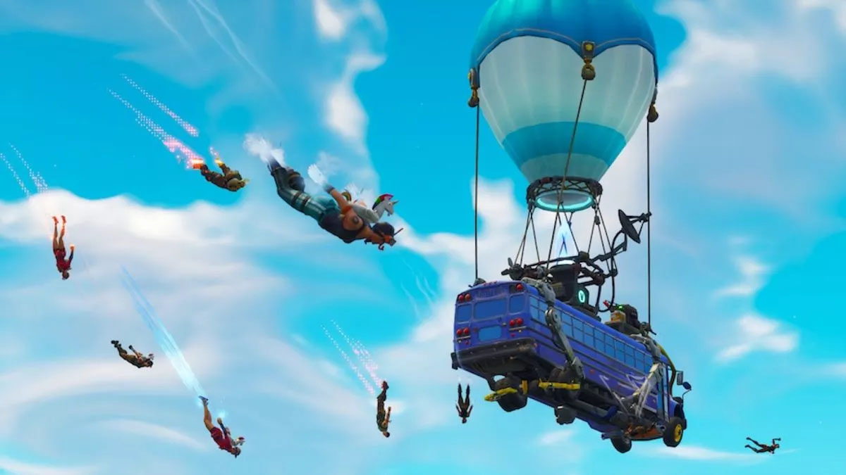 Fortnite teases new Battle Bus as old one gets crushed by a real-life monster truck
