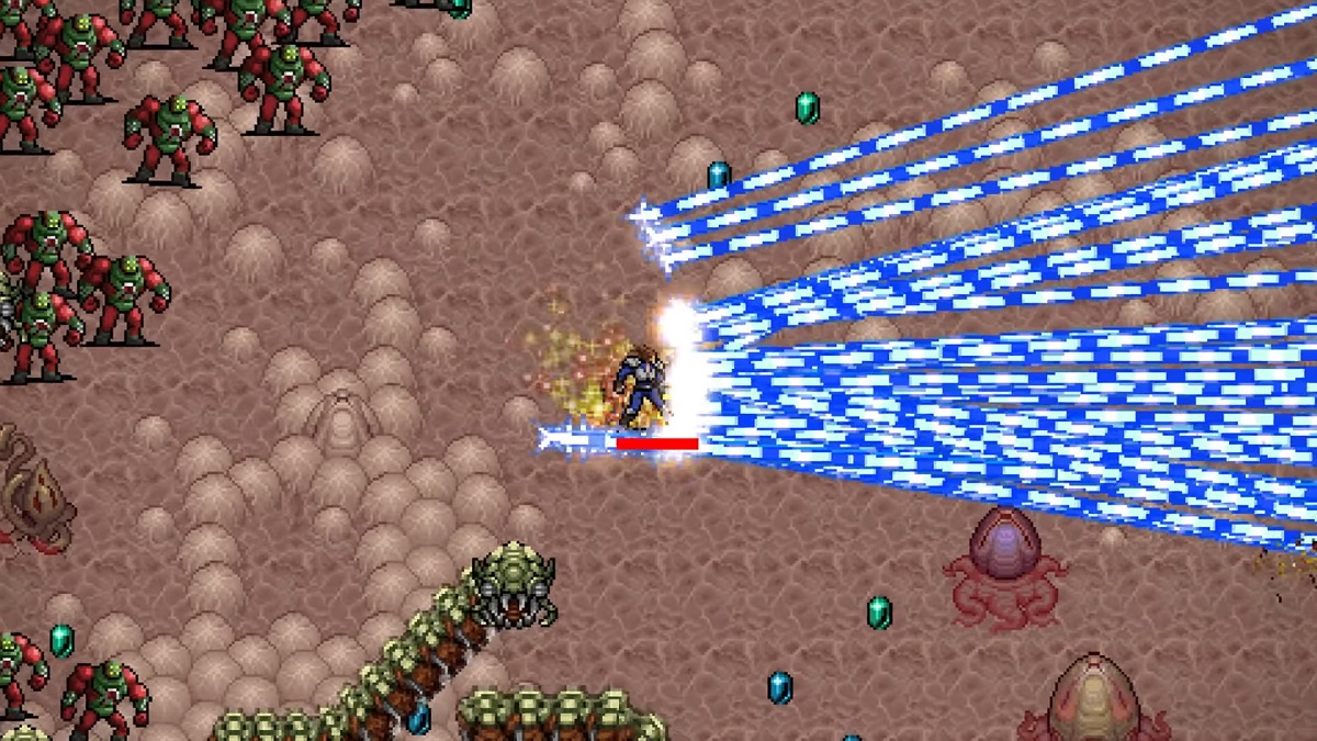 Vampire Survivors' new Contra-inspired DLC is the most 'action-packed' one yet