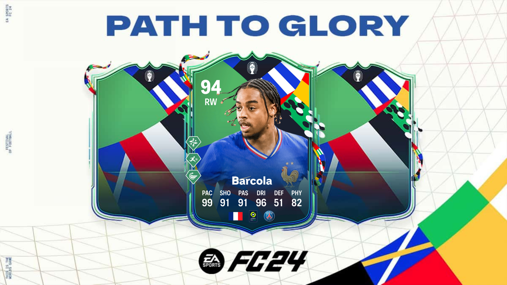 How to complete EA FC 24 Bradley Barcola Path to Glory SBC