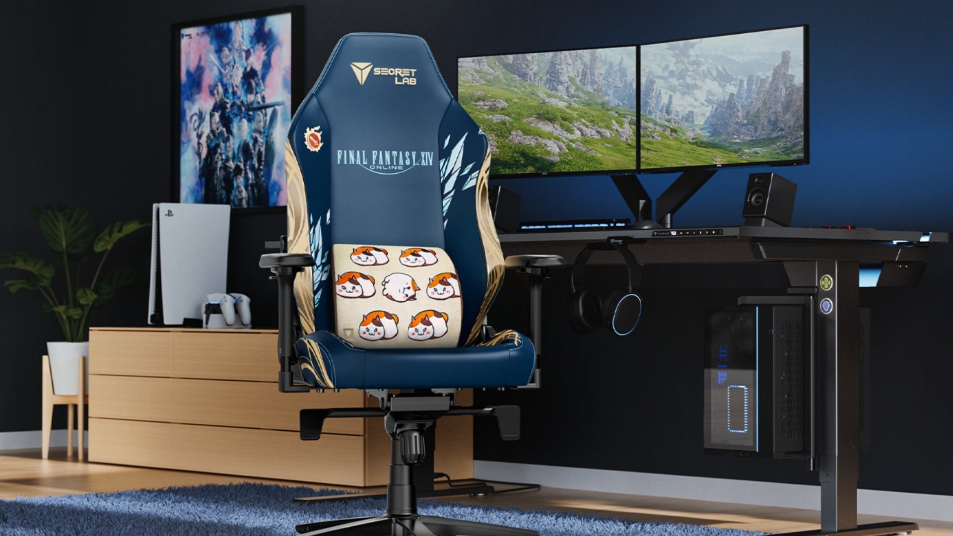 Final Fantasy XIV teams up with Secret Lab for a chair that'll flex Tank, Healer, or DPS Roles