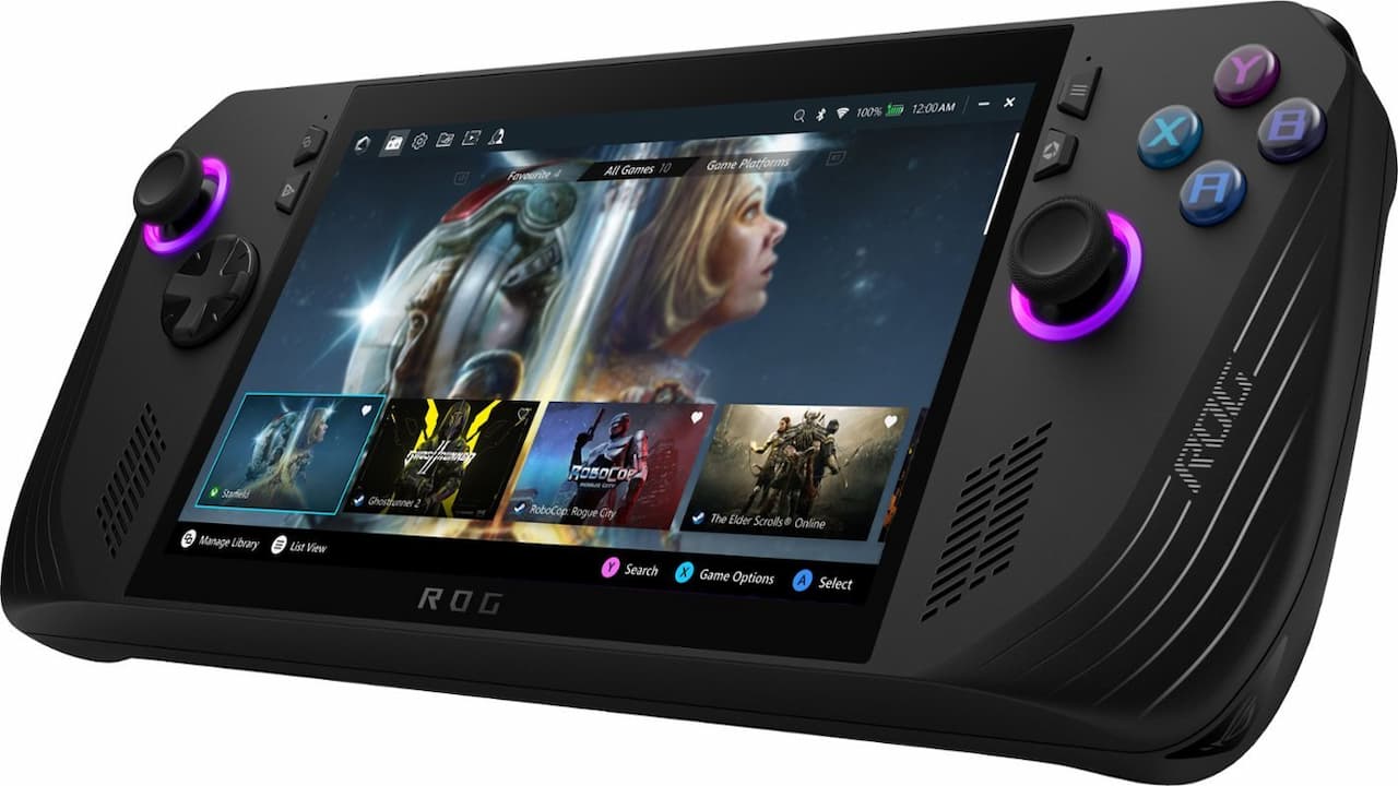 New ROG Ally X handheld gaming PC revealed