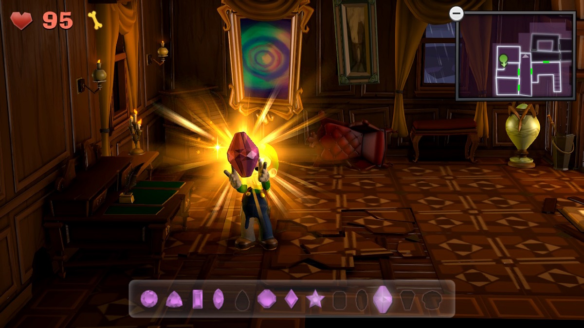 Luigi's Mansion 2 all 13 Gloomy Manor gem locations