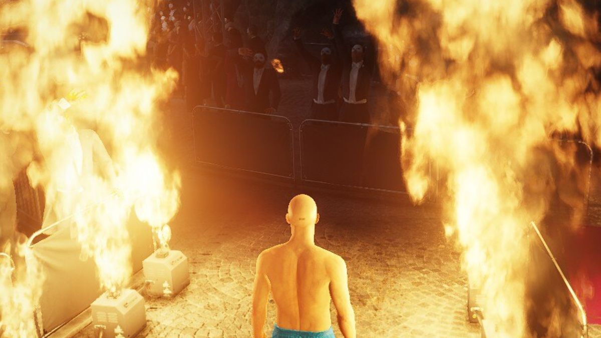Hitman World of Assassination: The Ostentatious Elusive Target Arcade Silent Assassin guide