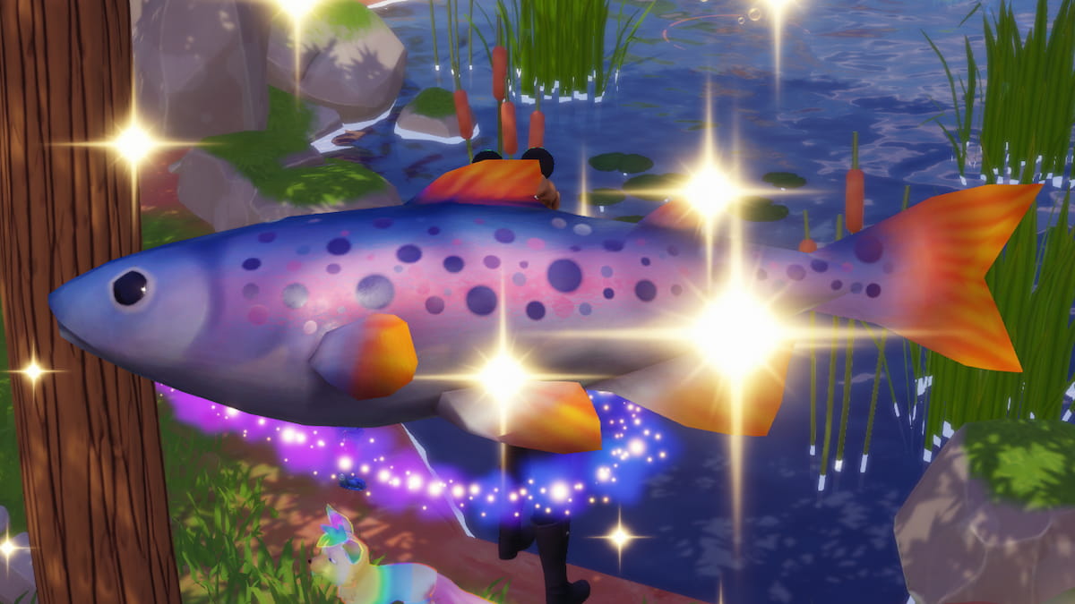 How to catch Rainbow Trout in Disney Dreamlight Valley