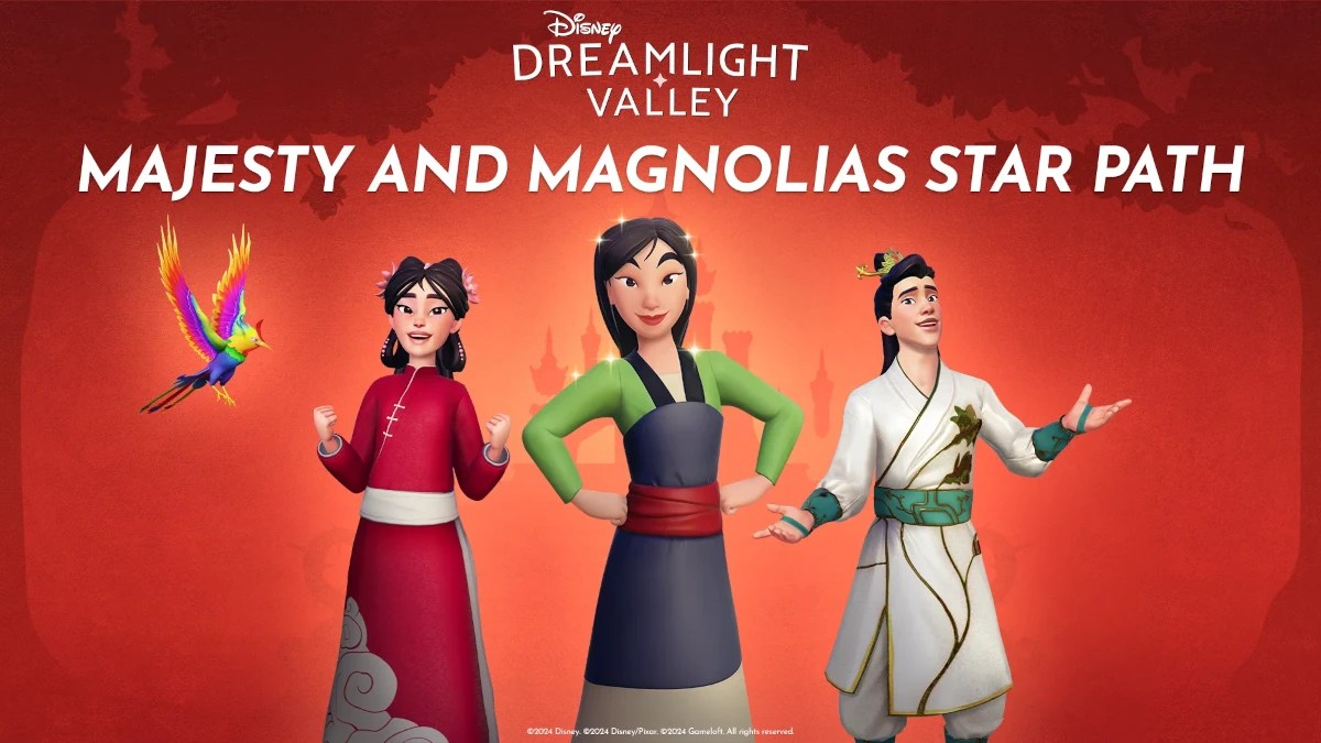 All Majesty and Magnolias Star Path rewards in Disney Dreamlight Valley