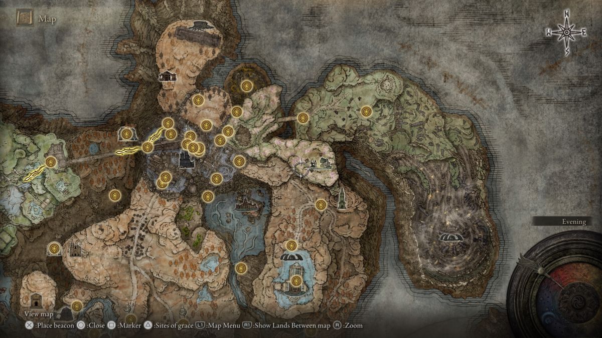 How to get to the northeast area in Elden Ring Shadow of the Erdtree