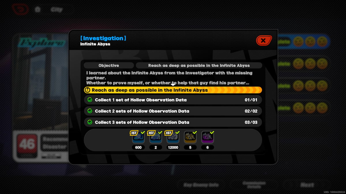 How to complete the Infinite Abyss in Zenless Zone Zero