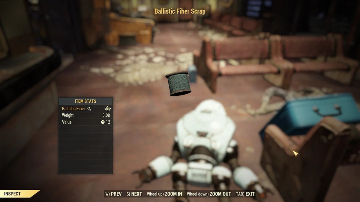 Where to find ballistic fiber in Fallout 76