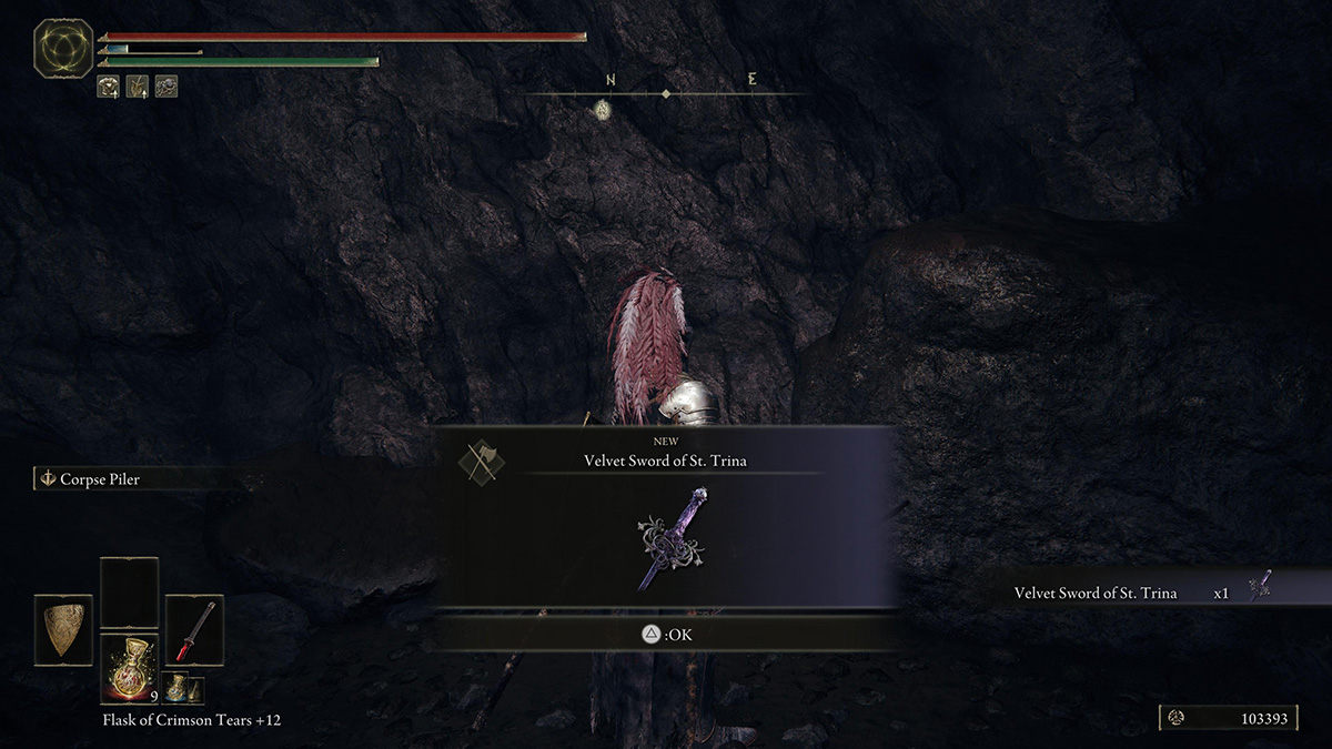 How to get and use the Velvet Sword of St. Trina in Elden Ring