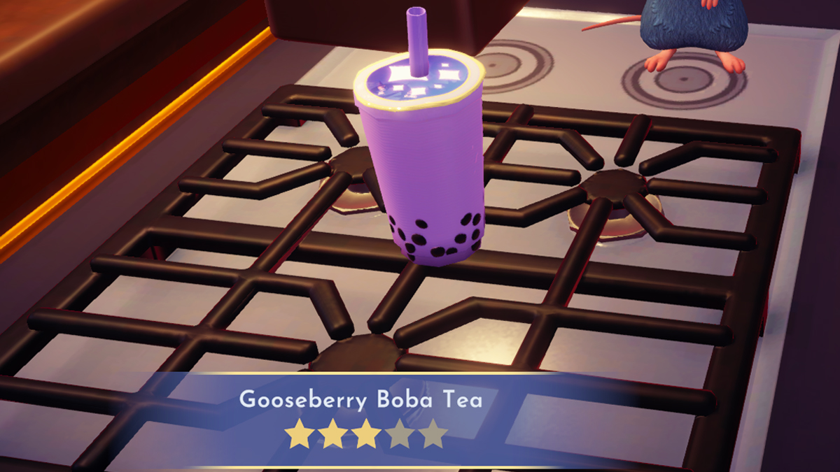How to make Gooseberry Boba Tea in Disney Dreamlight Valley