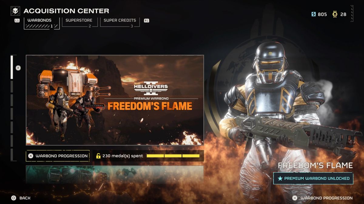 Best weapons and items to get first in the Helldivers 2 Freedom's Flame Warbond