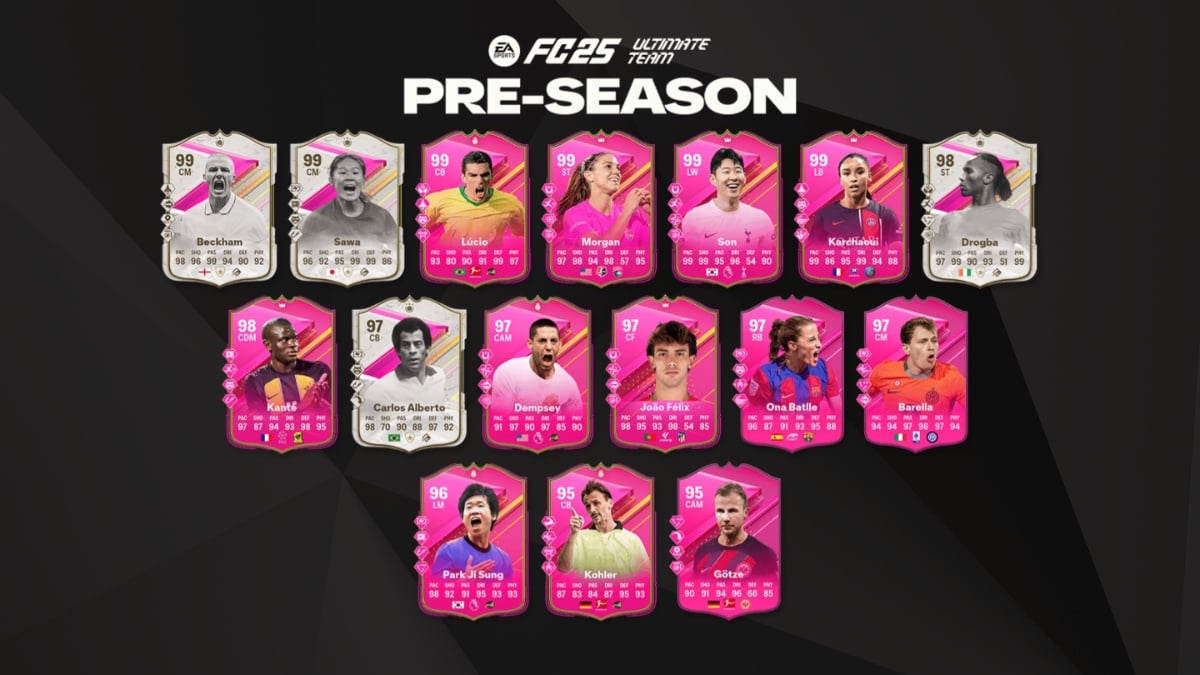 All EA FC 24 Pre-Season Re-Release Team 2 players