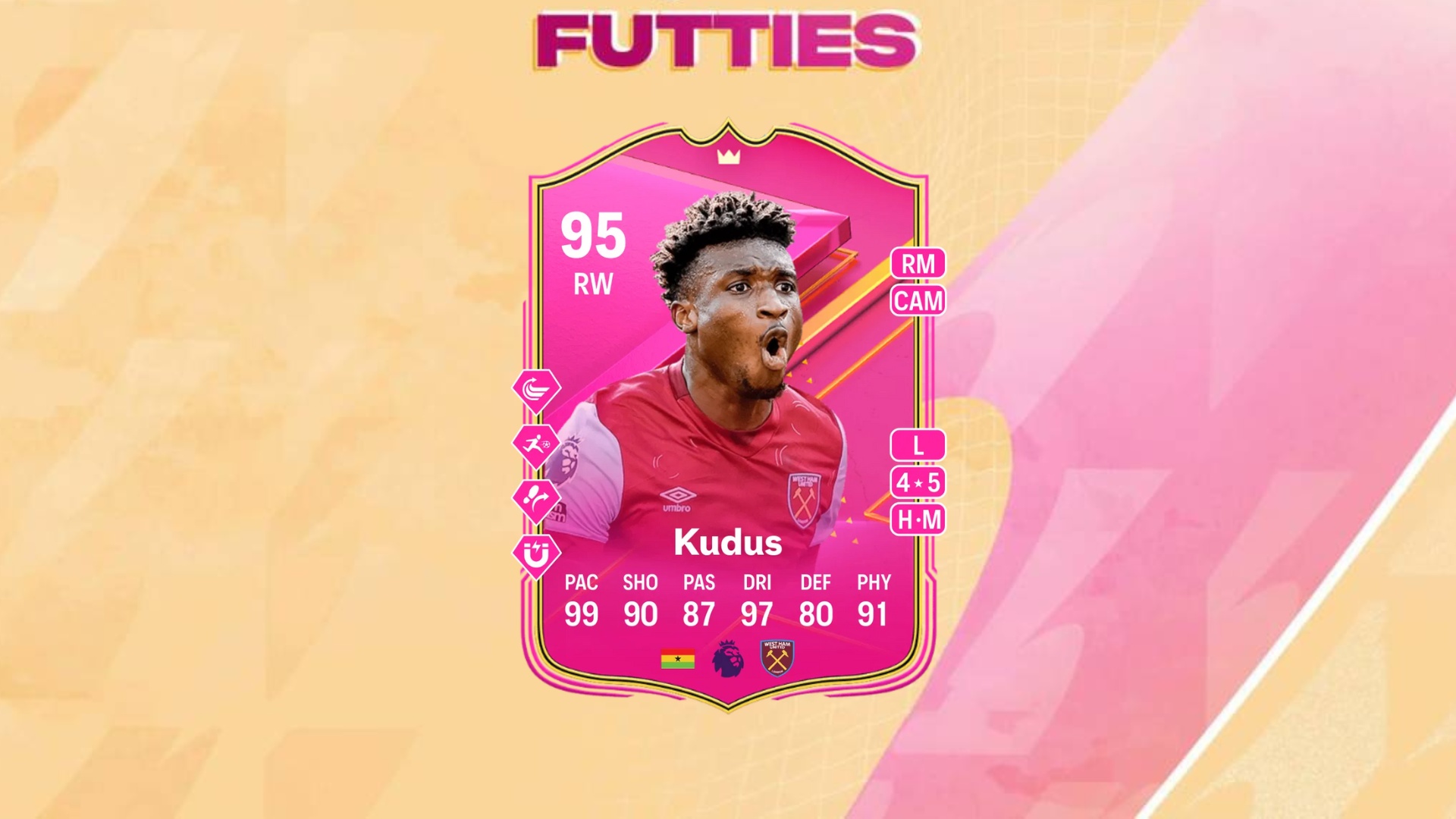 EA FC 24: How to get Mohammed Kudus FUTTIES card for free