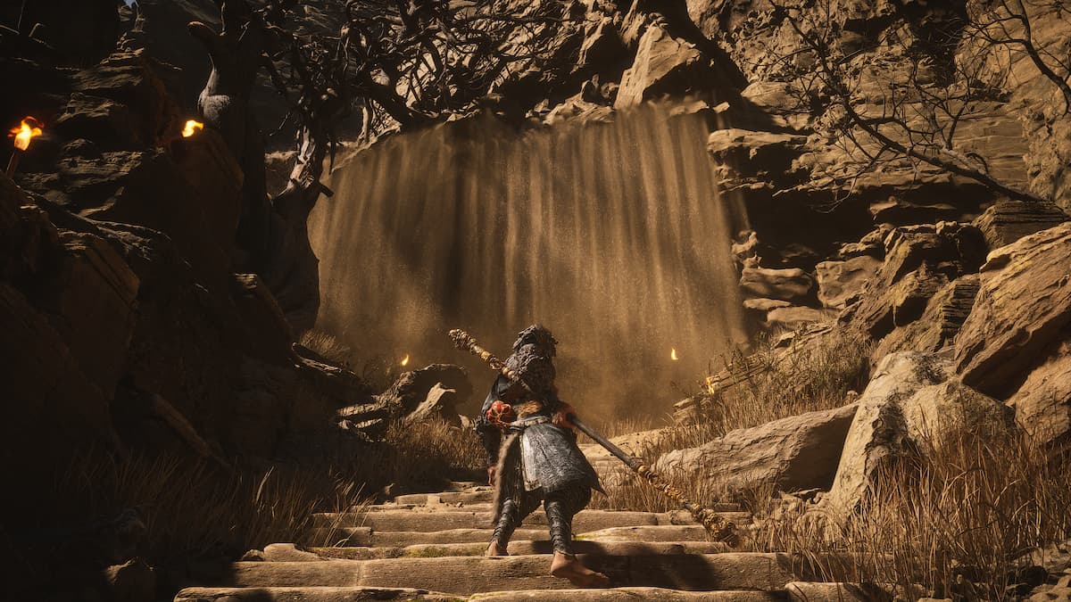 How to pass the falling wall of sand in Black Myth: Wukong