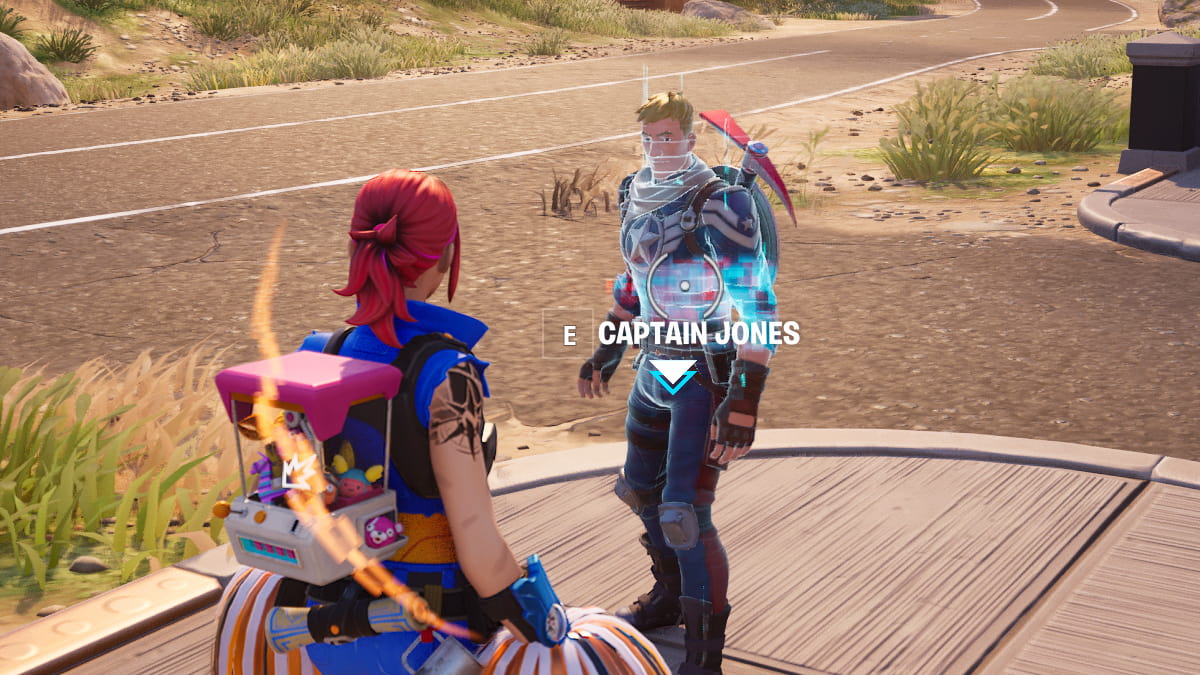 How to talk to Captain Jones about next steps in Fortnite Chapter 5, Season 4