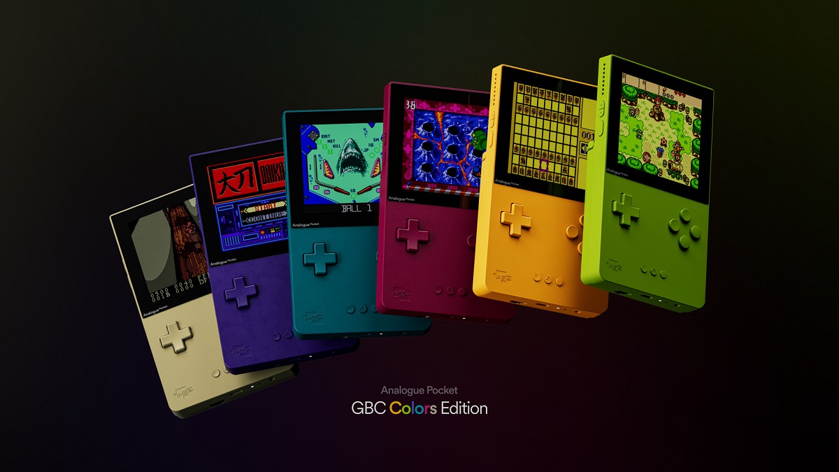 Analogue's new line of GBC shaded Pockets really speaks to me