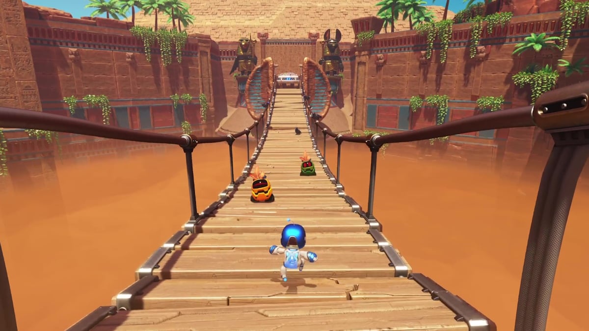 How to unlock Hieroglitch Pyramid Lost Galaxy in Astro Bot