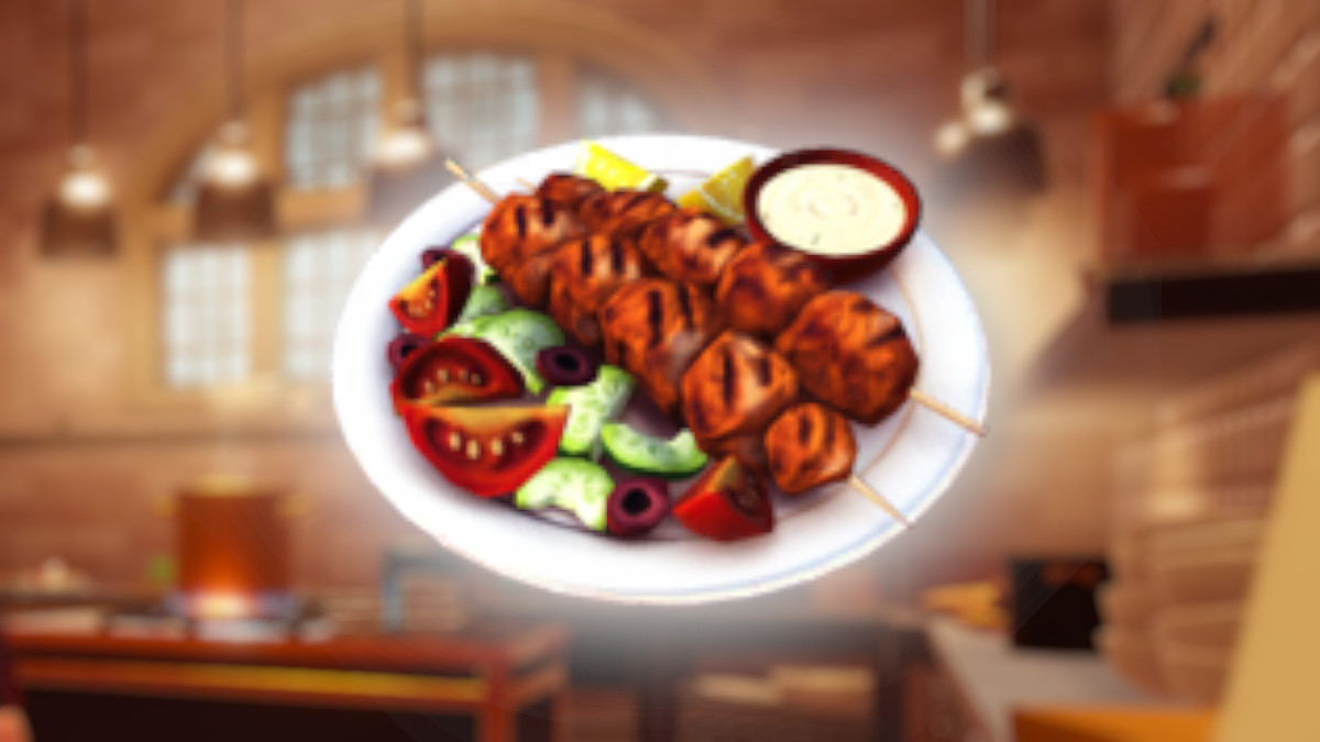 How to make Chicken Souvlaki in Disney Dreamlight Valley