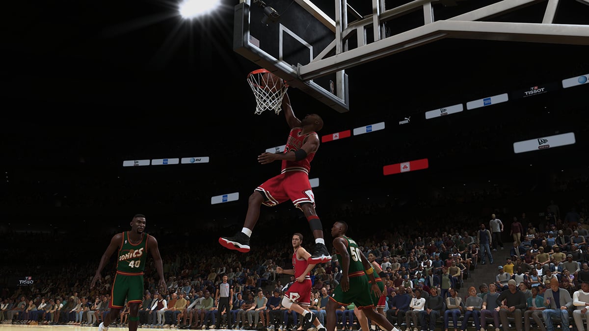 How to dunk and hang on the rim on NBA 2K25