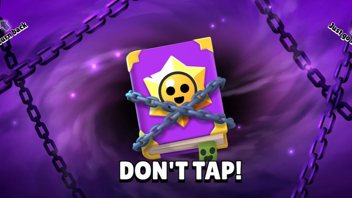 What are the 'Do Not Enter' and 'Don't Tap' pages in Brawl Stars?