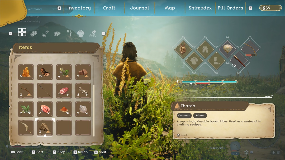 How to find thatch in Towers of Aghasba