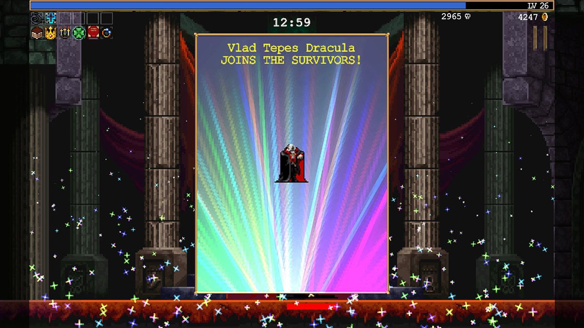 How to Unlock Dracula in Vampire Survivors Ode to Castlevania