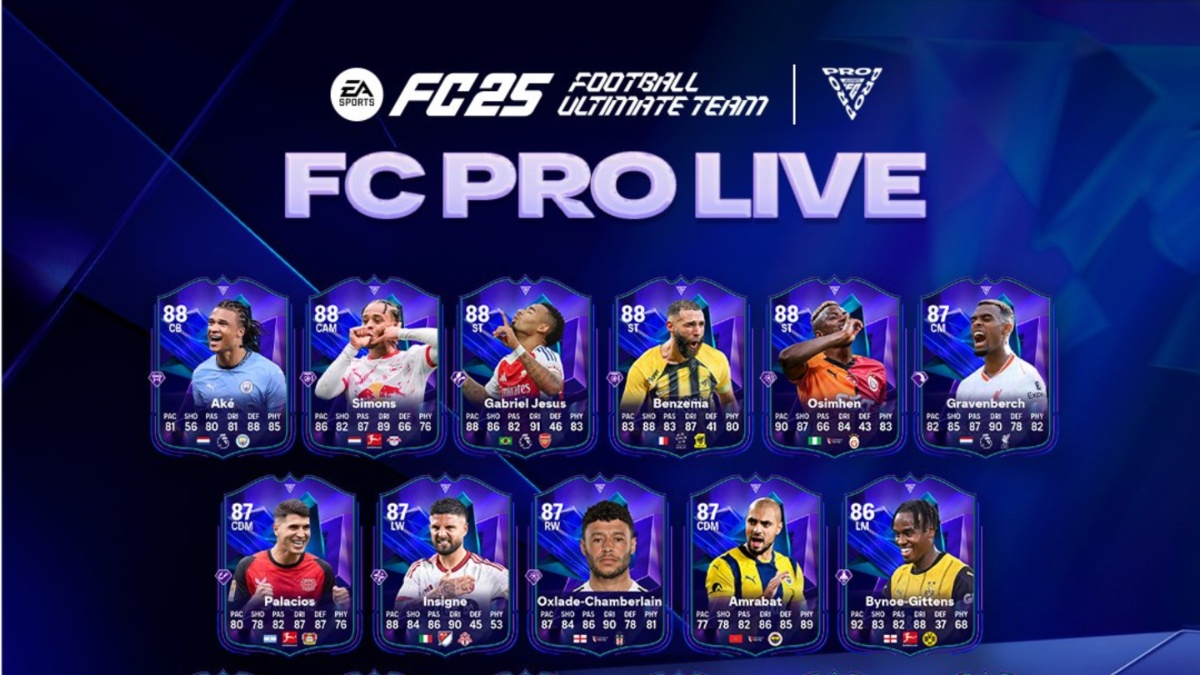 EA FC 25 FC Pro Live promo tier list: All cards ranked (potential upgrades)