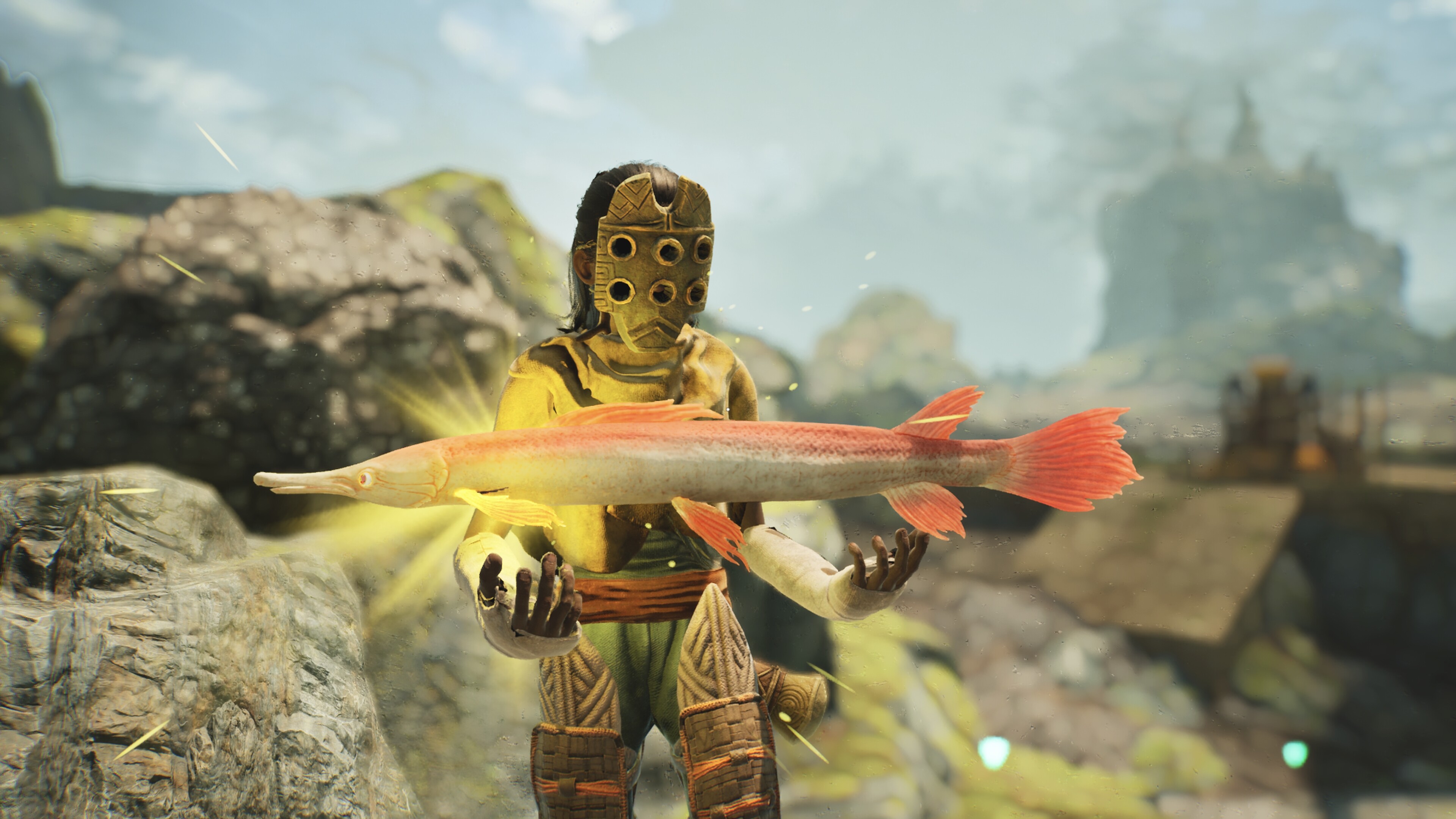 How to catch fish in Towers of Aghasba