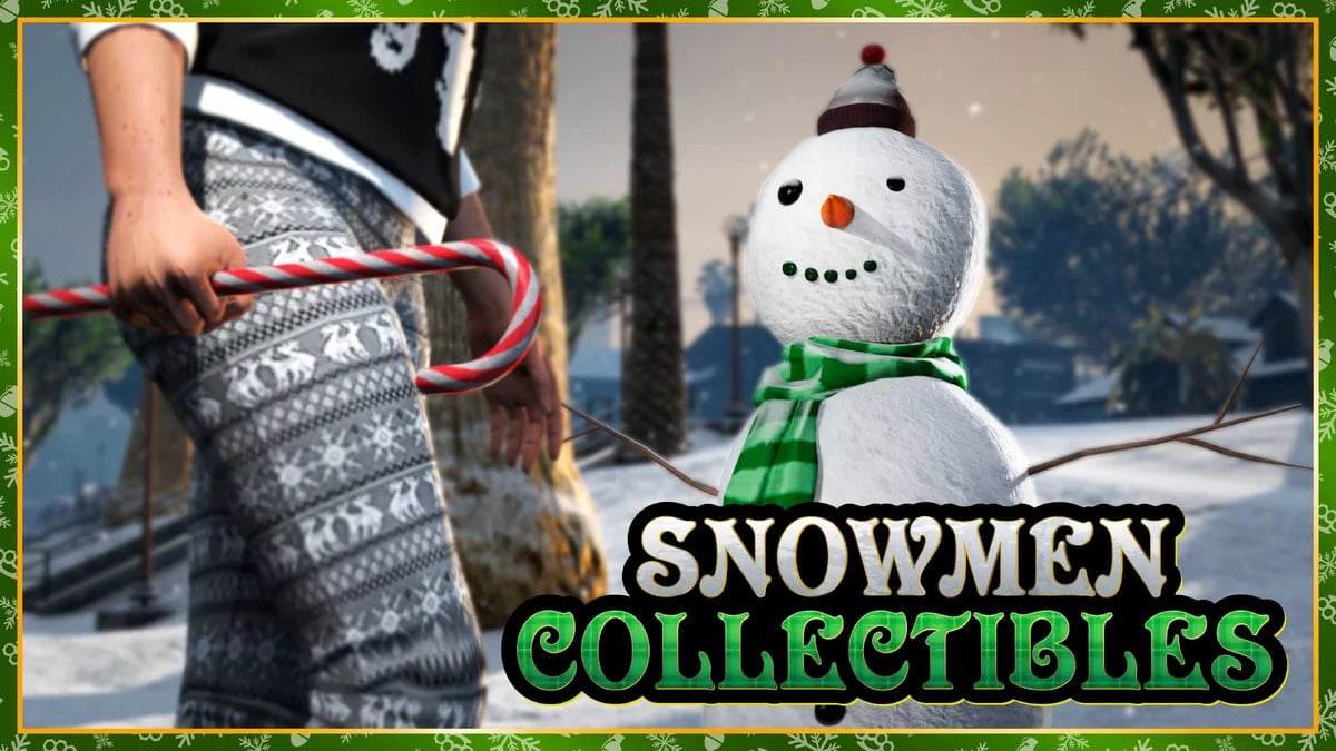 All 25 Snowman locations in GTA Online