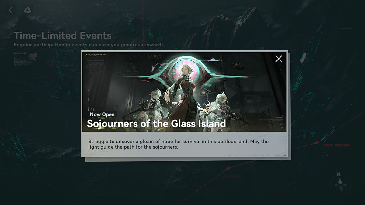Girls' Frontline 2: Exilium Sojourners of the Glass Island event rewards and end date