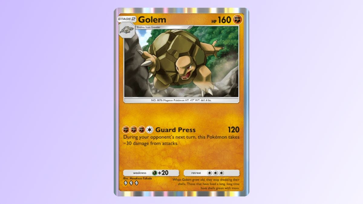 Best Golem deck in Pokemon TCG Pocket