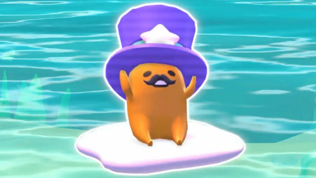 How to find Tophat Gudetama in Hello Kitty Island Adventure