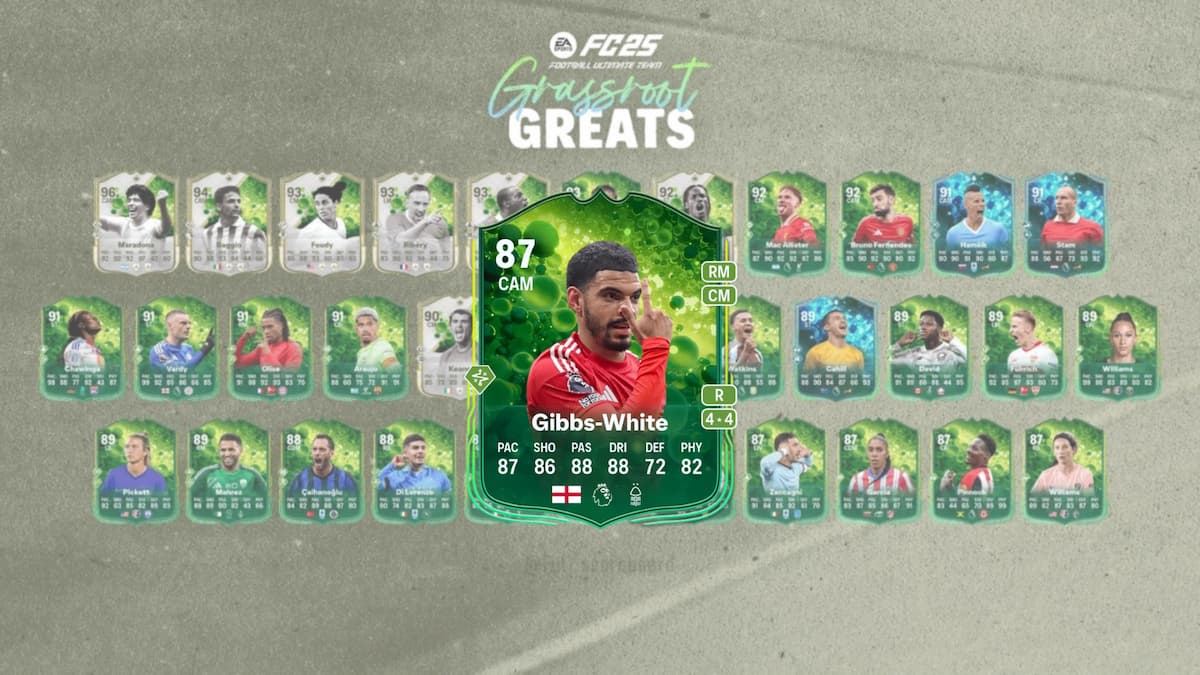 EA FC 25 Morgan Gibbs-White Grassroot Greats objective rewards and tasks
