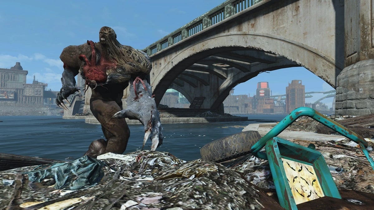 Fallout 4 and Resident Evil's Tyrants go well together, as per this mod