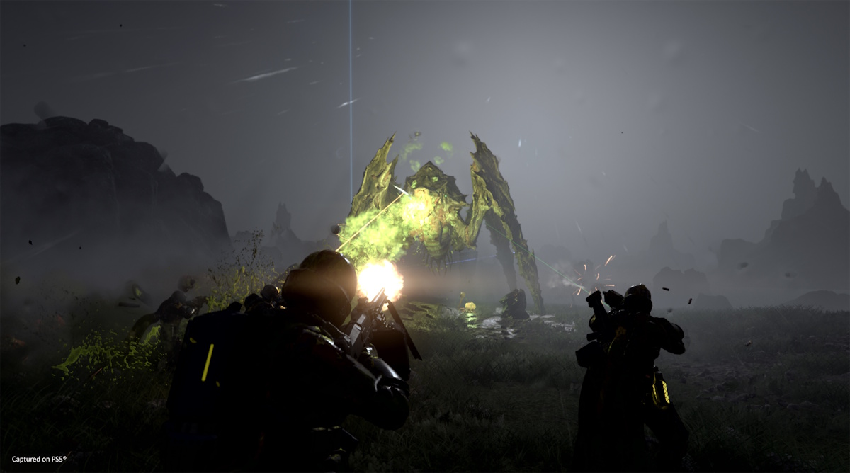 Helldivers 2's first big patch of 2025 secretly adds a shovel and a bug hole for Bile Titans