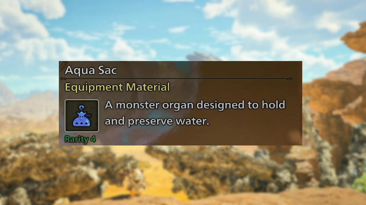 How to find and farm Aqua Sac in Monster Hunter Wilds