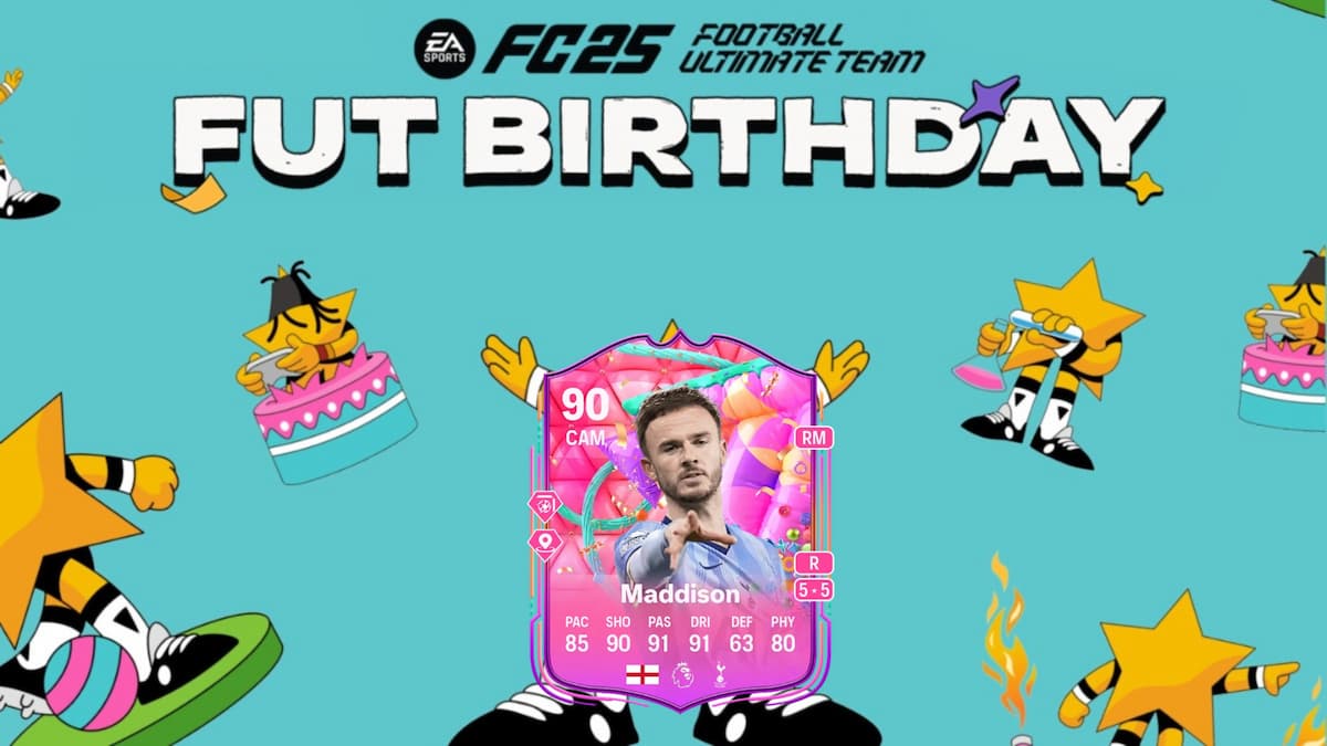 EA FC 25 James Maddison FUT Birthday SBC solutions