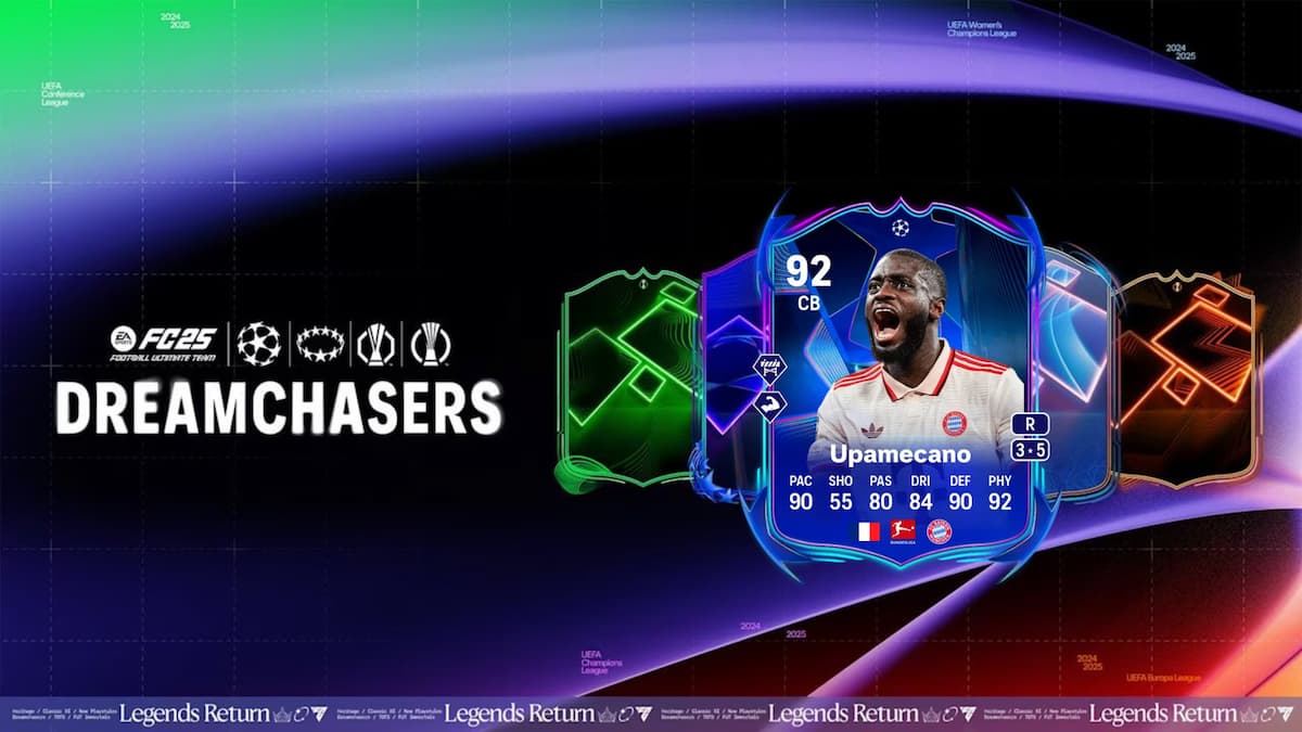 EA FC 25 Dayot Upamecano Dreamchasers SBC solutions