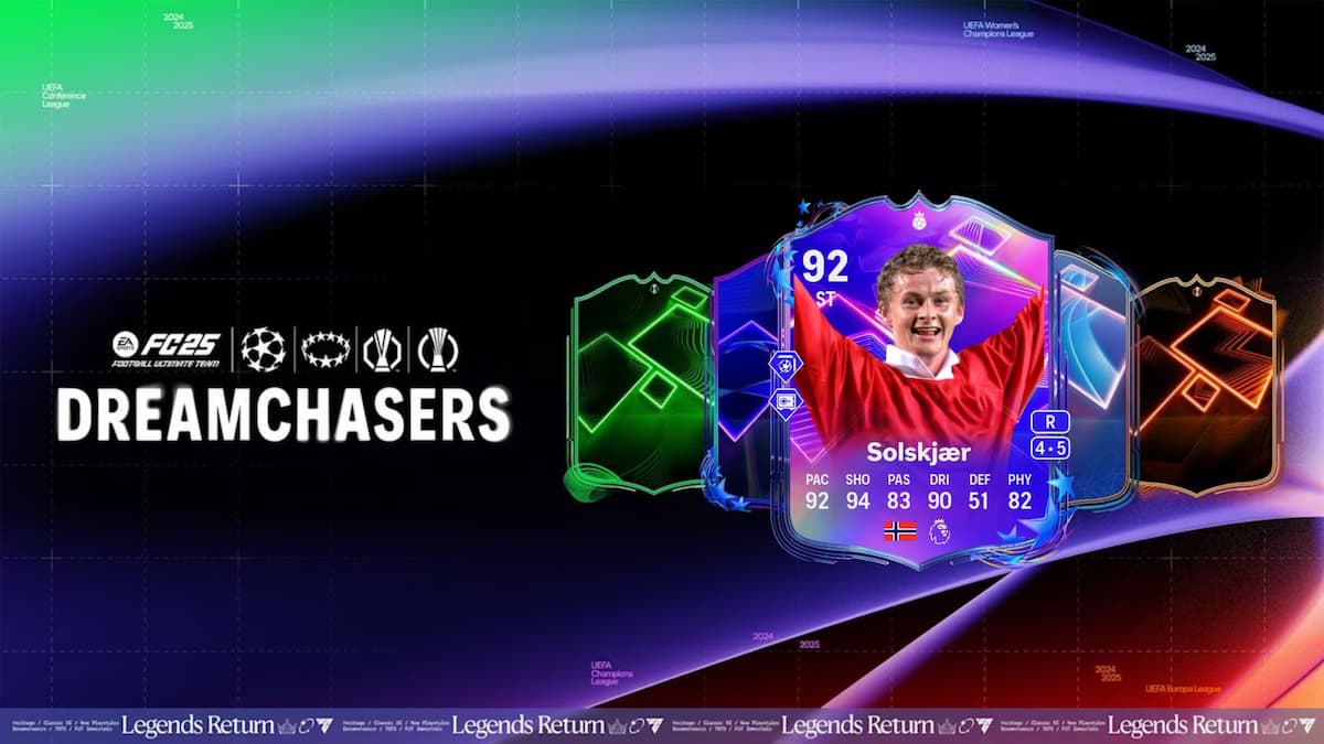 EA FC 25 Ole Gunnar Solksjaer Dreamchasers Hero SBC solutions