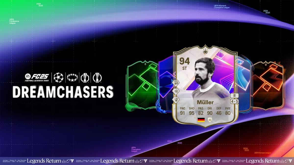 EA FC 25 Gerd Muller Dreamchasers Icon SBC solutions