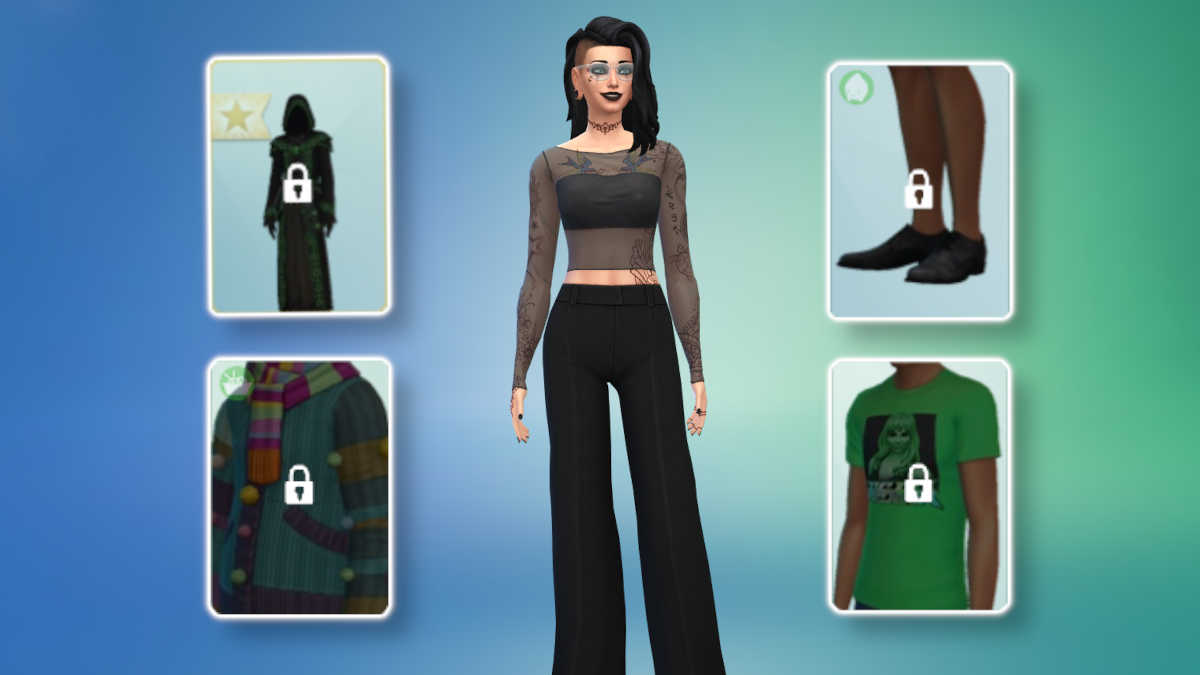 How to use locked Create a Sim (CAS) items in The Sims 4